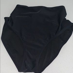 High wasted bathing suit bottoms